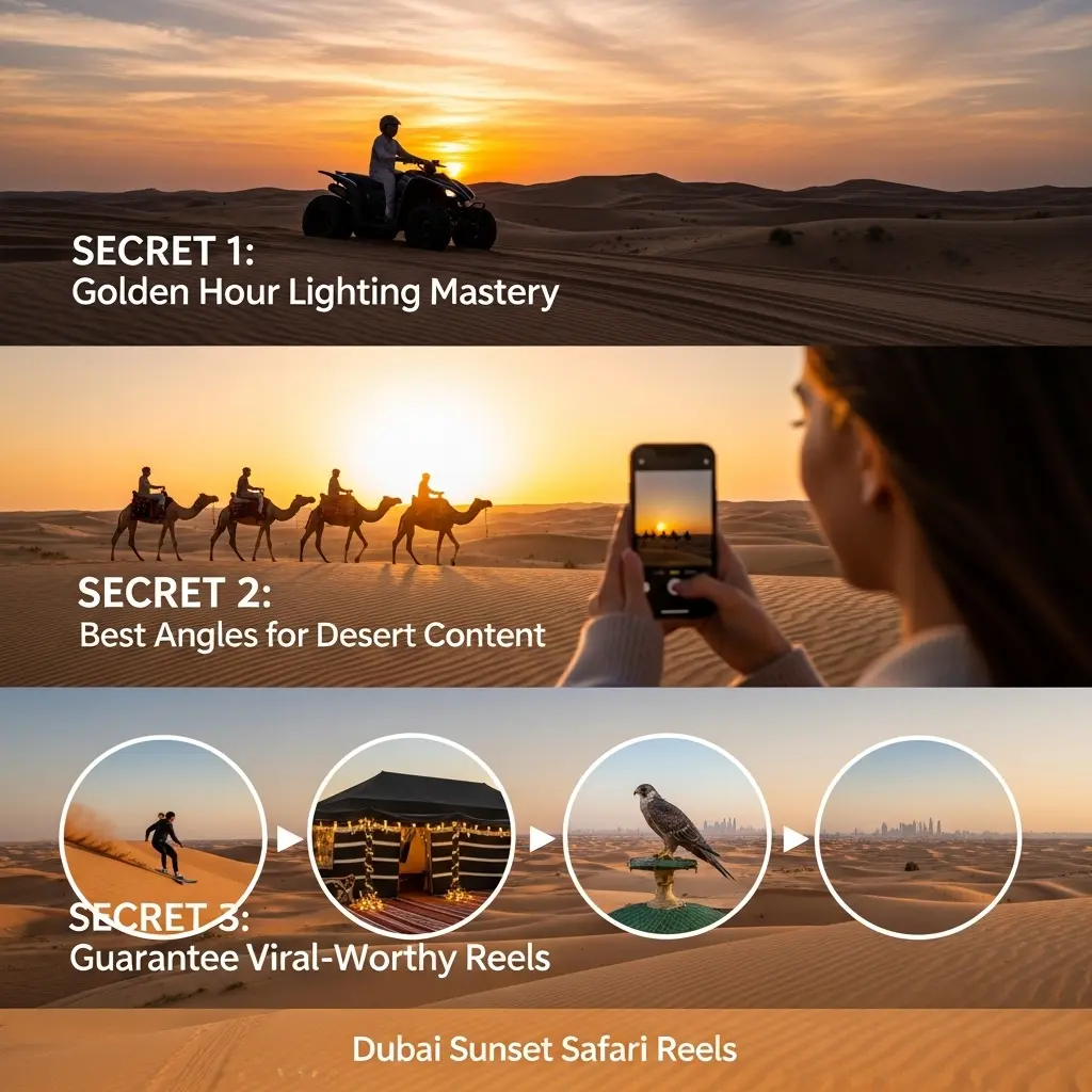Read more about the article Best Dubai Sunset Desert Safari for Instagram Reels
