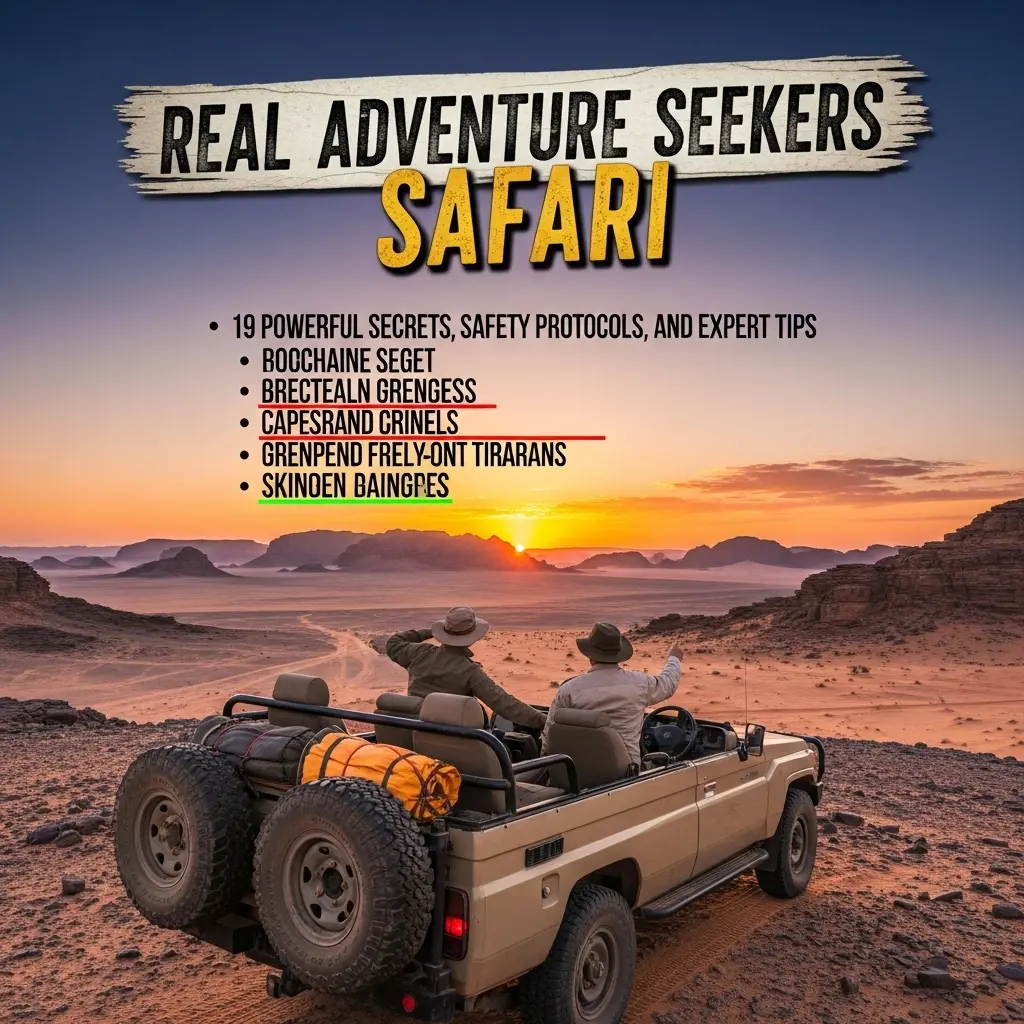 Read more about the article Real Adventure Seekers Safari: 19 Shocking Secrets to Booking the Ultimate Extreme Desert Thrill Now