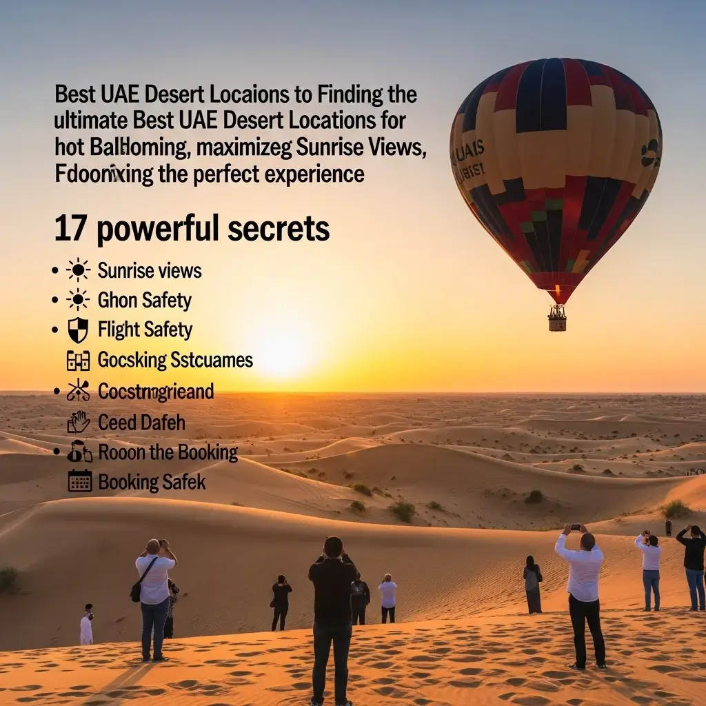 Read more about the article Best UAE Desert Locations: 17 Powerful Secrets to Booking the Ultimate Hot Air Balloon Flight