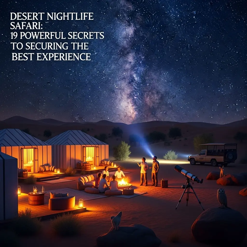 Read more about the article Desert Nightlife Safari: 19 Shocking Secrets to Booking the Ultimate Star-Gazing Adventure Now