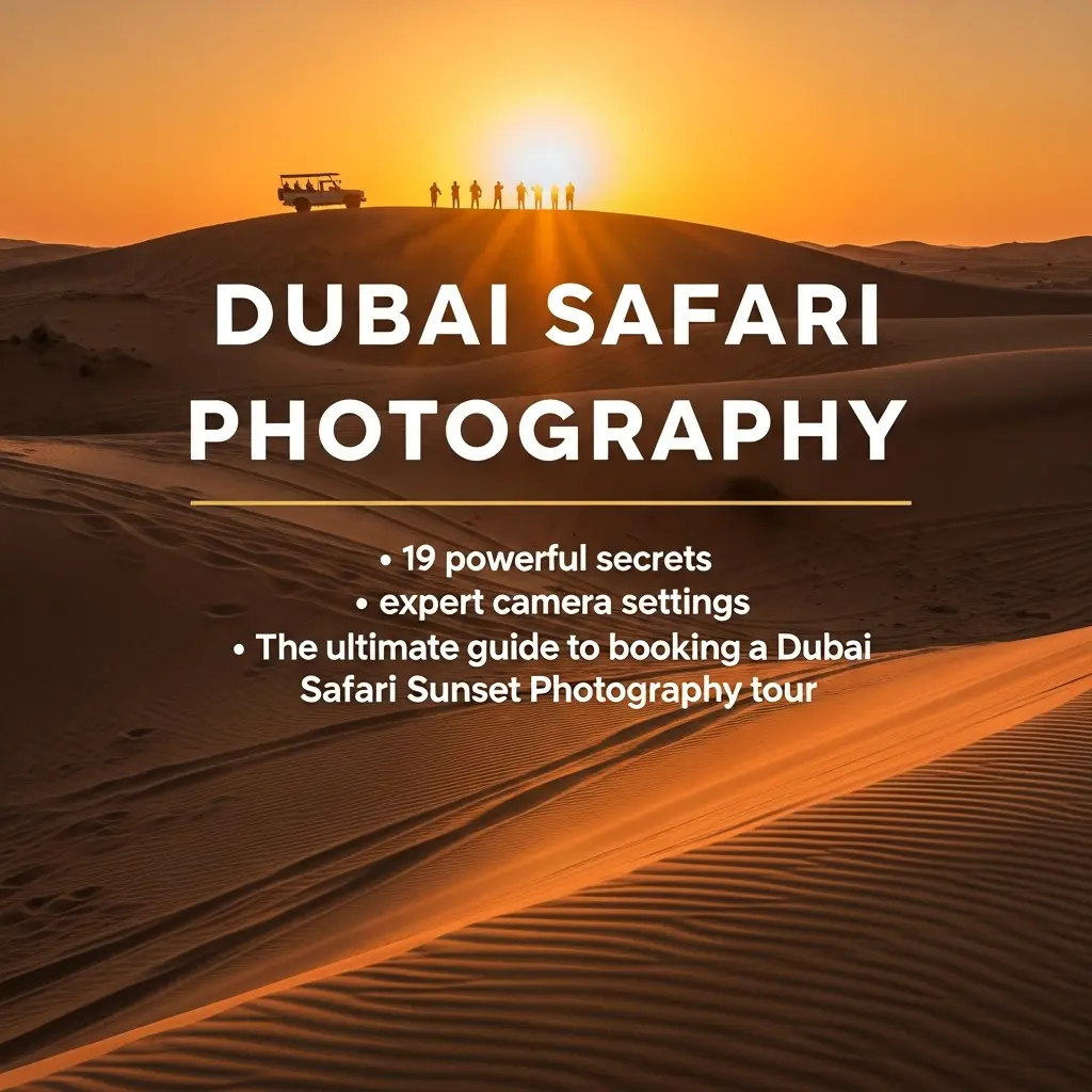 Read more about the article Dubai Safari Sunset Photography: 19 Powerful Secrets to Capturing the Ultimate Golden Hour Shot Now