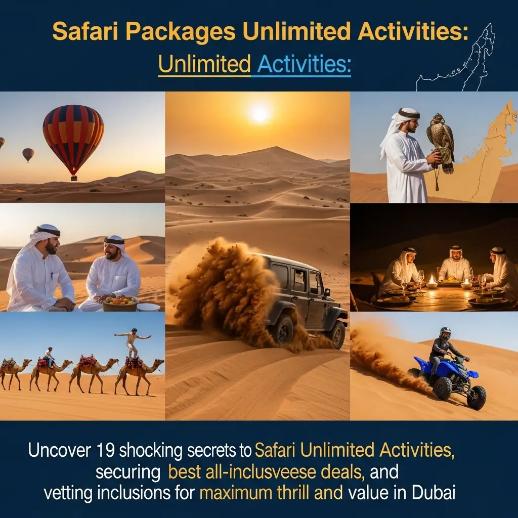 You are currently viewing Dubai Safari Packages With Unlimited Activities Included