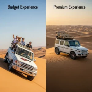Read more about the article Budget vs Premium 10 Vital Secrets for Dubai Desert Safari