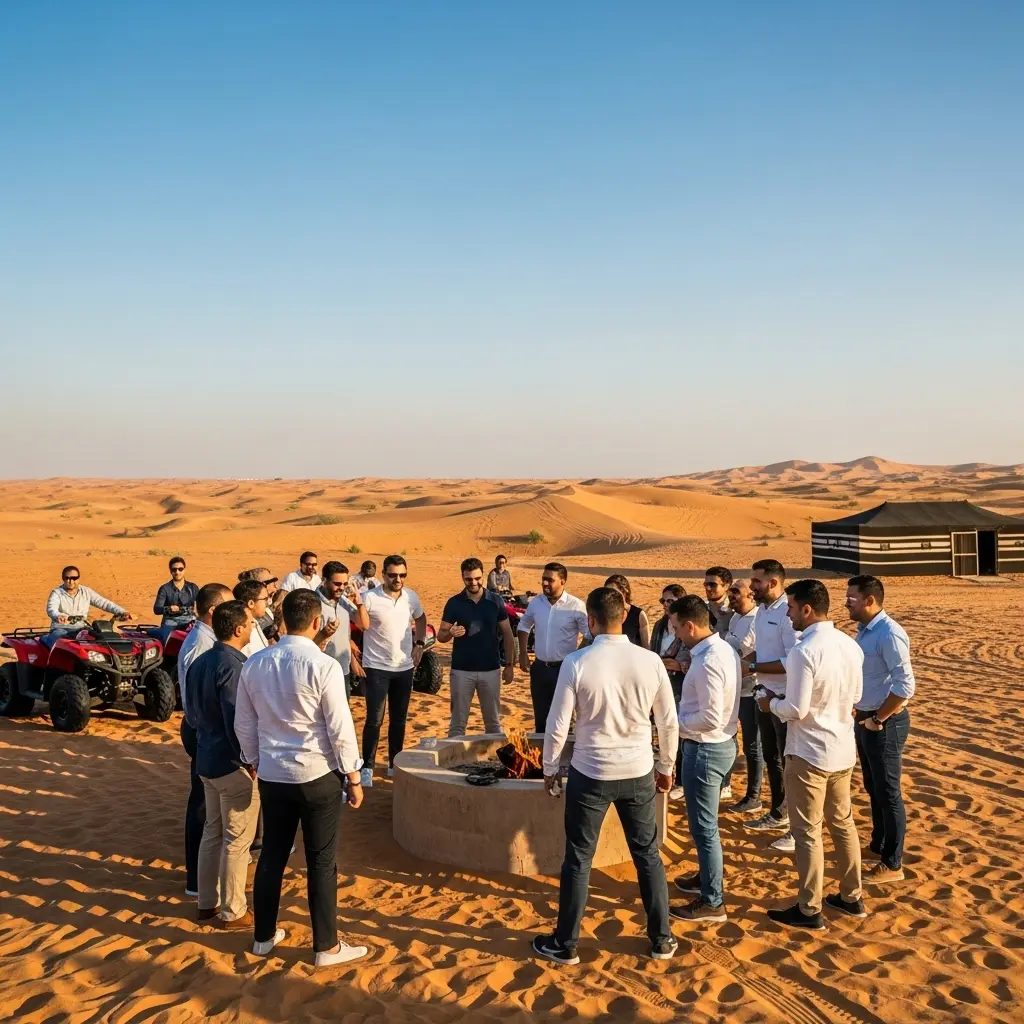 Read more about the article Corporate Desert Safari Dubai 15 Powerful Secrets for Team Building Success