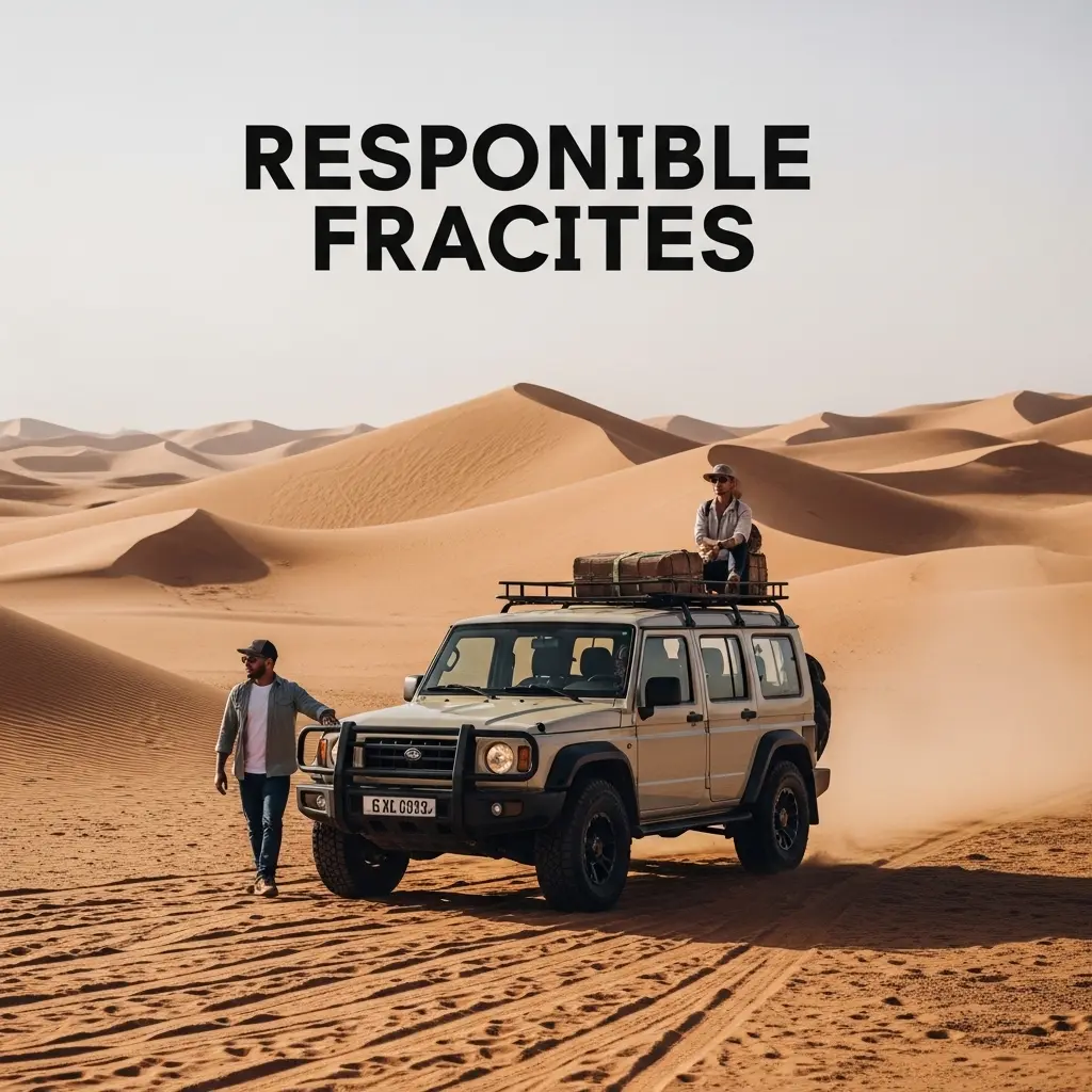 Desert Safari Practices: 10 Impactful Tips for Ethical and Responsible Tourism Description Desert Safari Practices explained for conscious travelers. Learn how to protect the