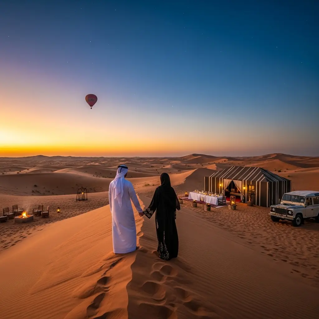 Read more about the article Private Desert Safari Dubai Couples 10 Romantic Secrets for Honeymooners