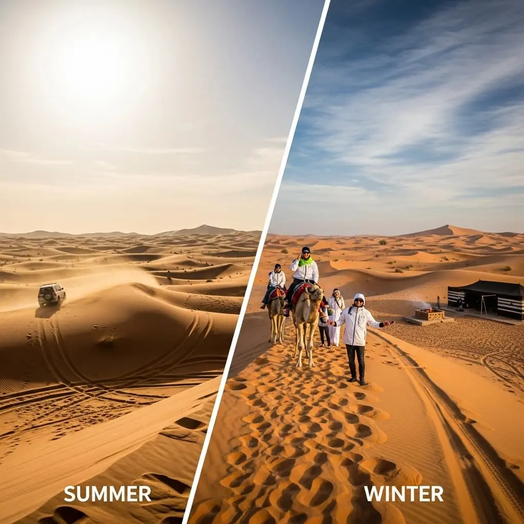 Read more about the article Seasonal Safari Dubai 15 Secrets to Summer vs Winter Trips