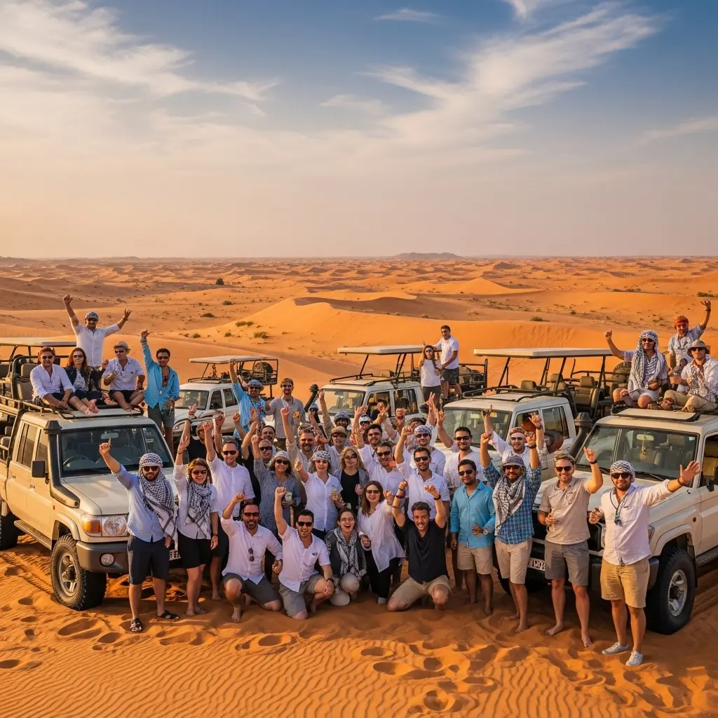 Read more about the article Dubai Safari Groups: The Complete Guide to Managing Large Party Adventures