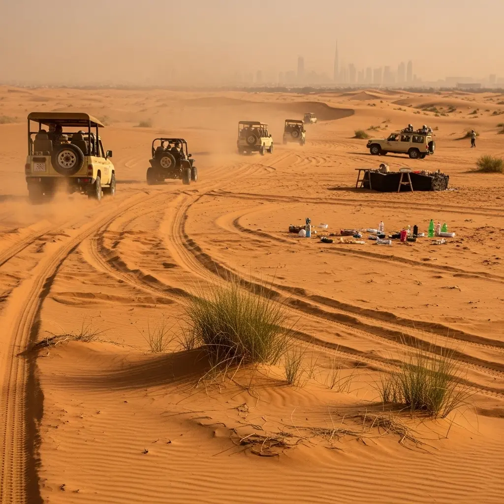 Read more about the article Dubai Safari Impact: Balancing High Adrenaline with Desert Conservation