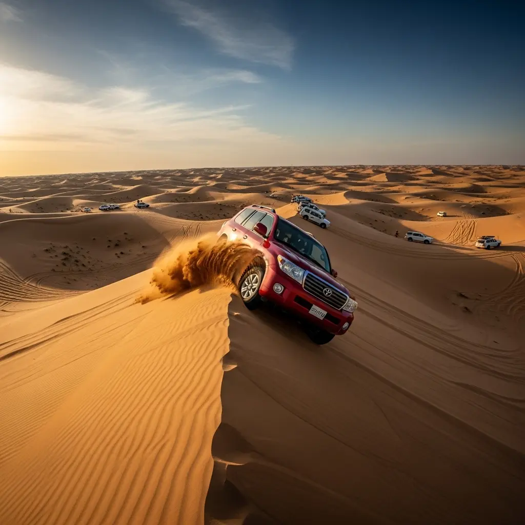 You are currently viewing Dubai Desert Safari 7 Thrilling Secrets of the Iconic Dune Bashing Moment