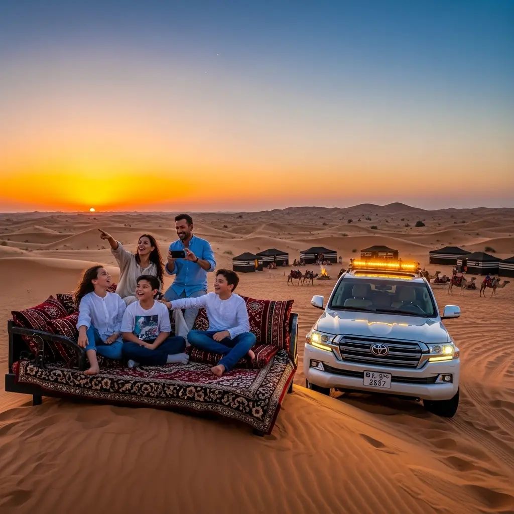 Read more about the article Dubai Desert Safari 7 Enchanting Reasons First Time Travelers Get Hooked